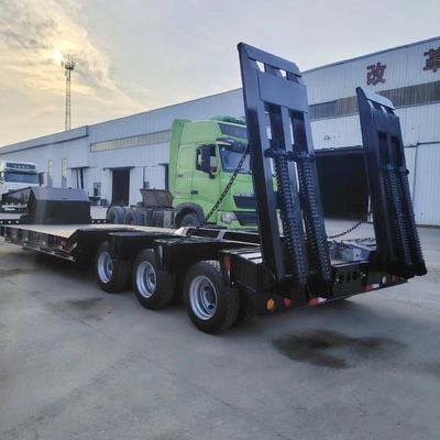 購入 中古 新品 ローボーイ トラック トレーラー 60T ローベッド 半トレーラー 販売 online manufacture