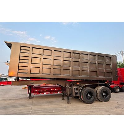 購入 2軸の12R20ダンプセミトレーラー 箱サイズ 内側サイズ9200x2200x1200mm online manufacture