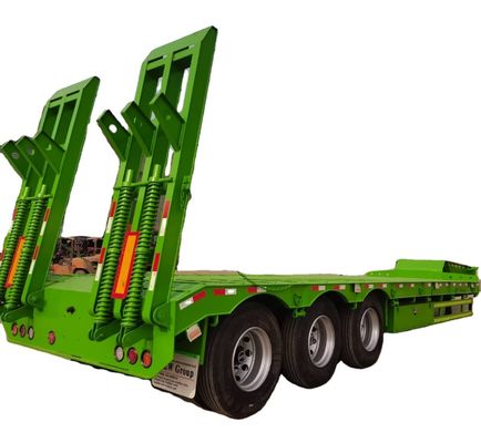 良い価格 3/4 アクセル 80-120トンの輸送機器 ローボーイ トラック トレーラー 脱ぎ取れるゴースネック ローベッド 半トレーラー マリ オンライン