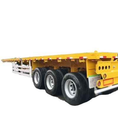 良い価格 3 4 5 アクセル 40フィート 平床半トレーラー 60フィート 高負荷容量 13T-16T メキシコ オンライン