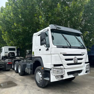 良い価格 SINOTRUK HOWO セミトレーラー トラクター トラックヘッド エアコン付き 60-70 トン 371HP 380HP 400HP 420HP WEICHAI と SINOTRUCK エンジン オンライン