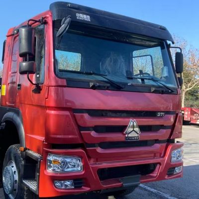 良い価格 ユーロ2ディーゼルエンジン HOWO 6X4 371HP ダンプトラック 10輪 21-30 トン 負荷容量 6800*2500*3200mm エンジン容量 8L オンライン