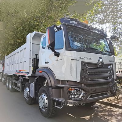 良い価格 HOWO NX 右手または左手運転 320-400HP 2番手TIPPERトラック 12ホイール 8X4鉱山ダンプトラック 燃料タンク 400L オンライン