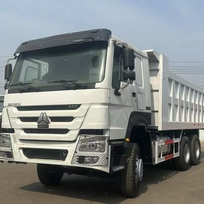 良い価格 可変白色 HOWO 6X4 375HP ダンプトラック座席≤5 コンテナ長さ5.60 * 2.35 * 1.5mm ユーロ2排出基準 オンライン