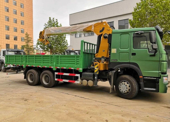 良い価格 Sinotruk Howo7 グリーン 12T 6x4 シャーシ ダンプブームクレーンはアフリカでよく売られている. オンライン